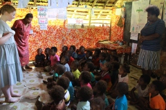 Performing in a classroom