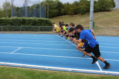 Start of the 1500m race