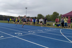 Rebecca Mark, showing the speed that made her overall event champion