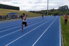 Talaiasi easily wins the senior boys relay for Asher Tribe.