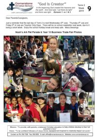 Term 2 Week 9 Newsletter