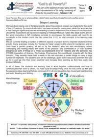 Term 3 Week 9 Newsletter