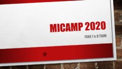 MiCamp 2020 – Y6 & 7