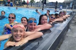 Issachar Three-Peat at Swimming Sports