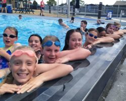 Issachar Three-Peat at Swimming Sports