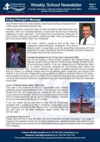 Newsletter Term 1 Week 2
