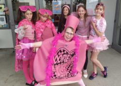 Pink Shirts, Biscuits, Faces at Pink Shirt Day