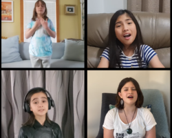 Cornerstone ‘Couch Choir’ Sing The Blessing