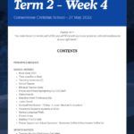 Newsletter Term 2 Week 4