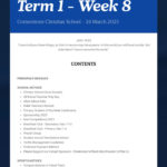 Newsletter Term 1 Week 8