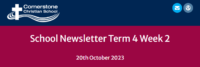 School Newsletter – Term 4 Week 2