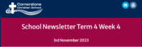 School Newsletter – Term 4 Week 4