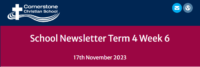 School Newsletter – Term 4 Week 6