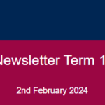 School Newsletter – Term 1 Week 1