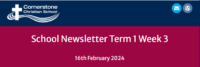 School Newsletter – Term 1 Week 3