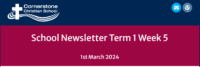 School Newsletter – Term 1 Week 5