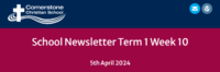 School Newsletter – Term 1 Week 10